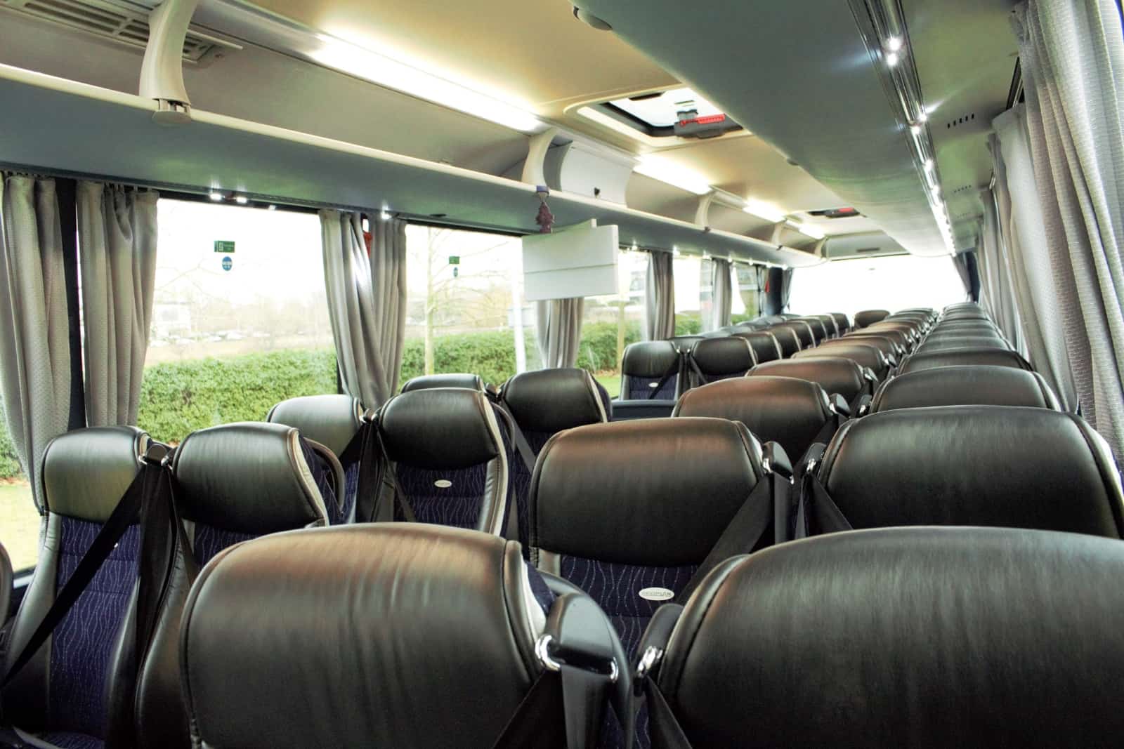 Interior image of a minibus